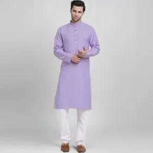 purple kurta pyjama